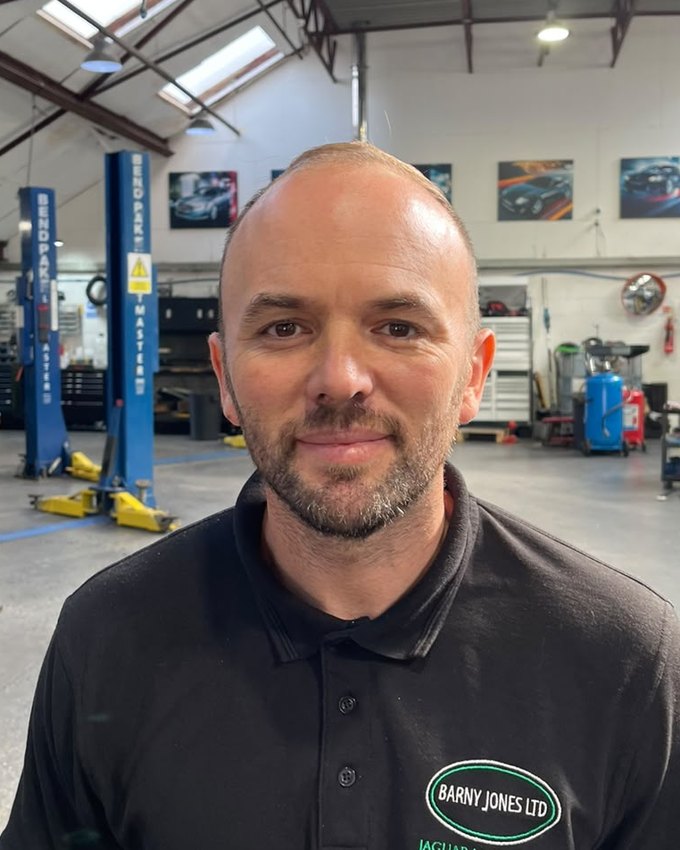 Sean, Workshop Manager and MOT Tester
